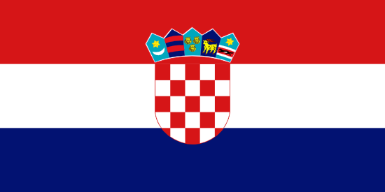 bandera de Crocia